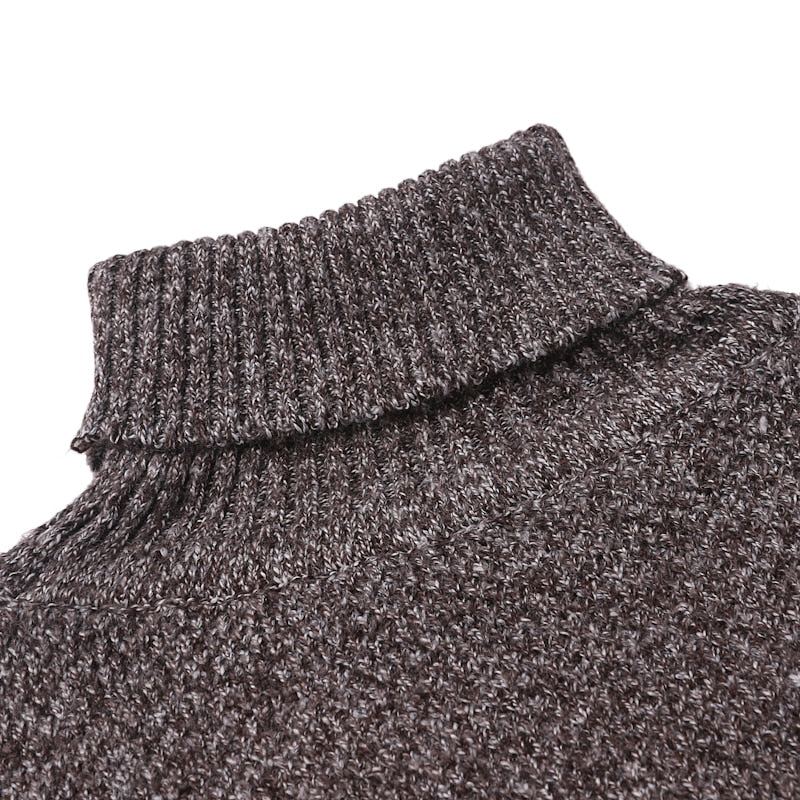 Stickad Hedging Turtleneck-tröja