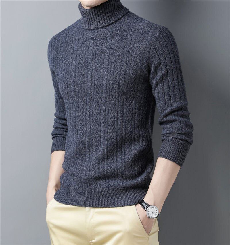 Turtleneck Merino Wool Tröja