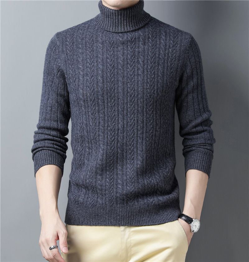 Turtleneck Merino Wool Tröja