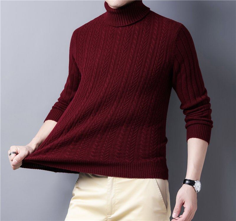 Turtleneck Merino Wool Tröja