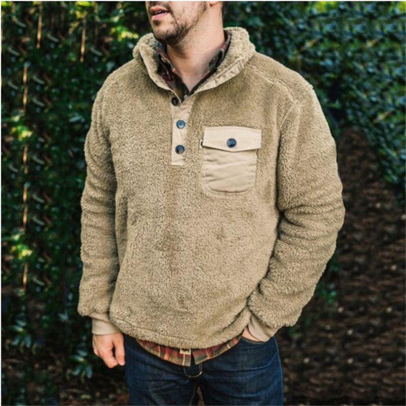 Vinter Sherpa Fleece Teddy Tröja