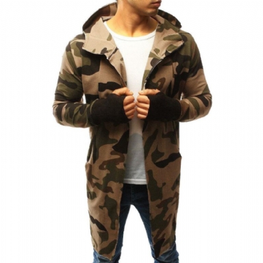 Kamouflage Hip Hop Hood Cardigan