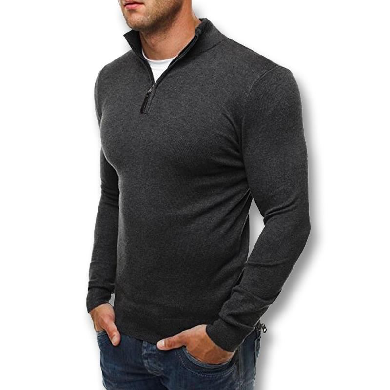 Stickad Slim Fitted Pullover