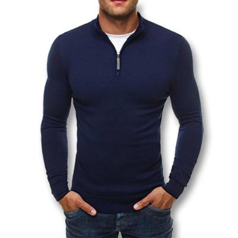 Stickad Slim Fitted Pullover