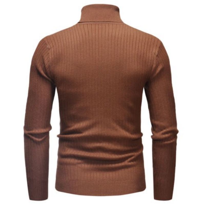 Stickad Turtleneck Pullover