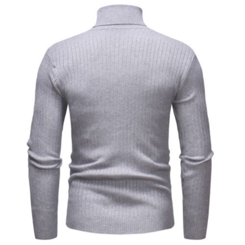 Stickad Turtleneck Pullover