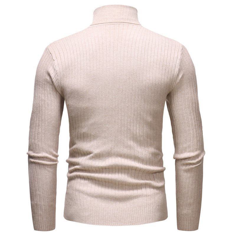 Stickad Turtleneck Pullover