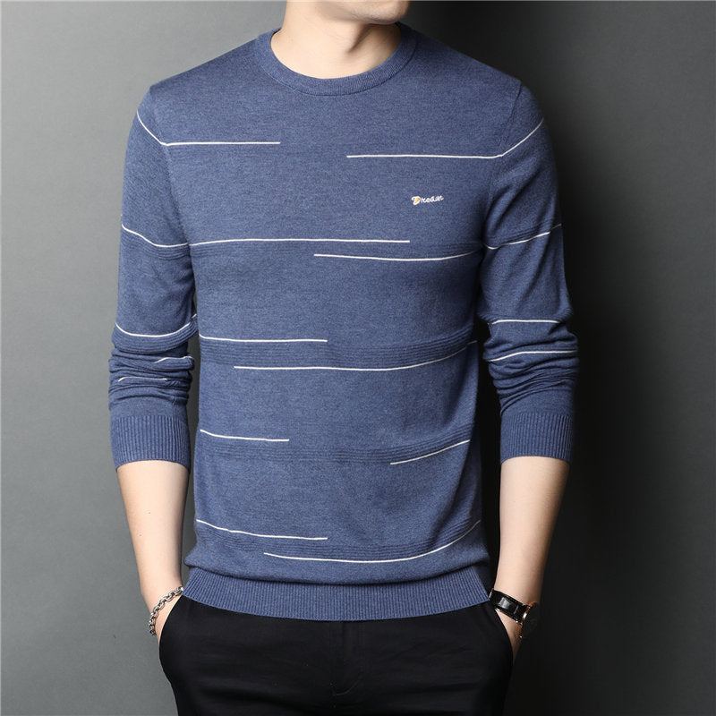 Streetwear Fashion Randig Pullover