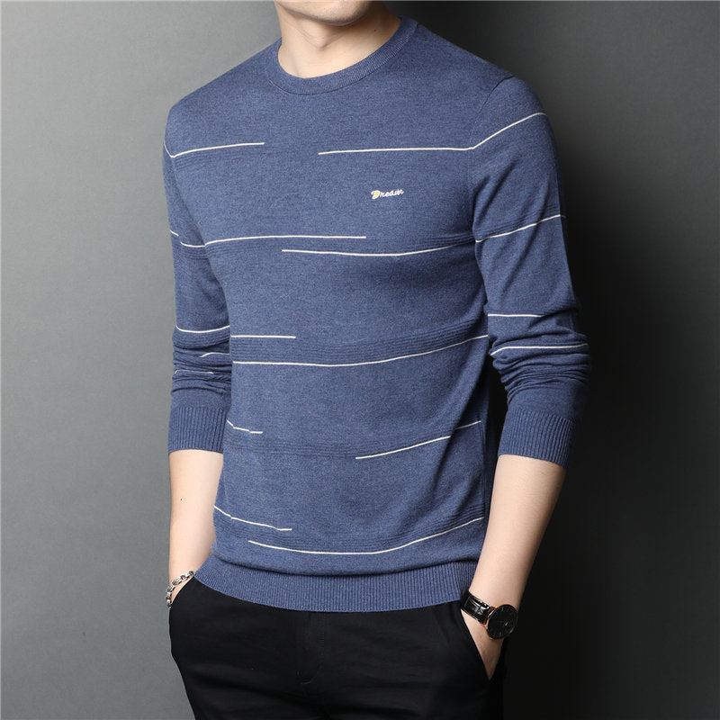 Streetwear Fashion Randig Pullover