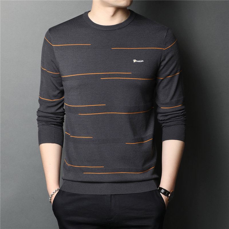 Streetwear Fashion Randig Pullover