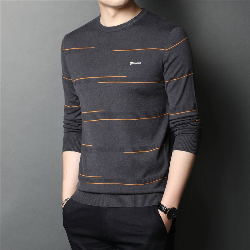 Streetwear Fashion Randig Pullover