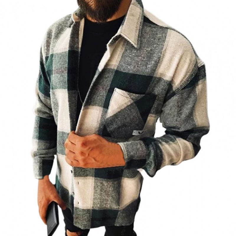 Streetwear Ytterkläder Turn-down Krage Cardigan