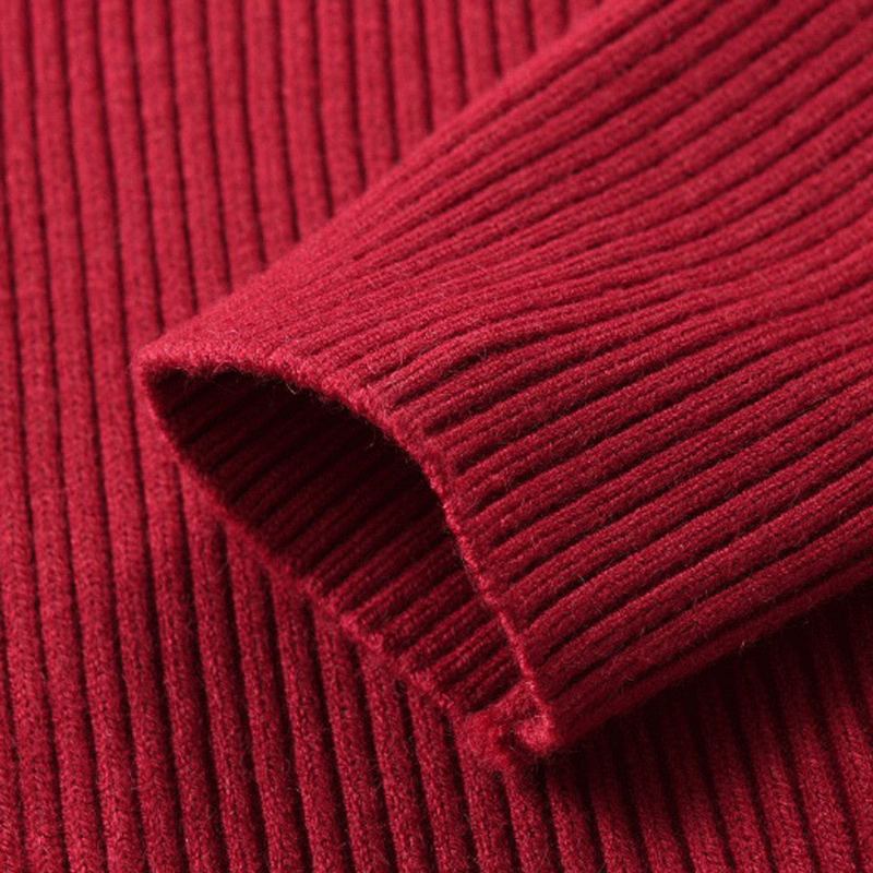 Turtleneck Slim Pullover