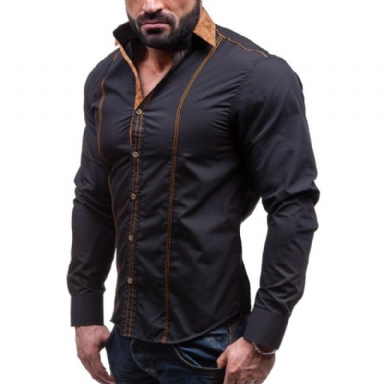 Brand Slim Business Social Dress Shirt