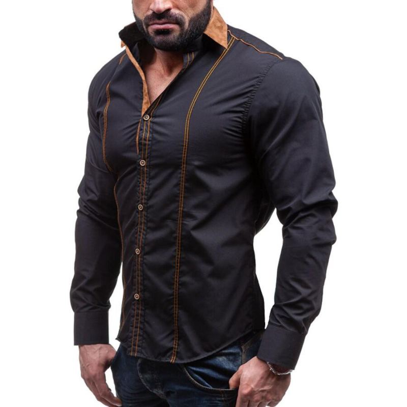 Brand Slim Business Social Dress Shirt