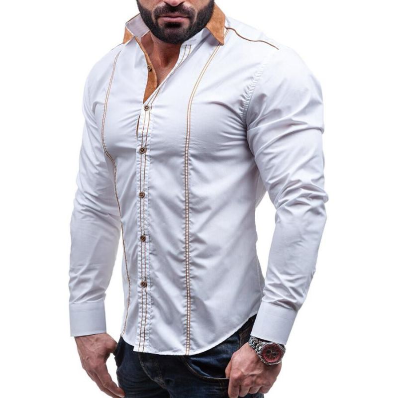 Brand Slim Business Social Dress Shirt