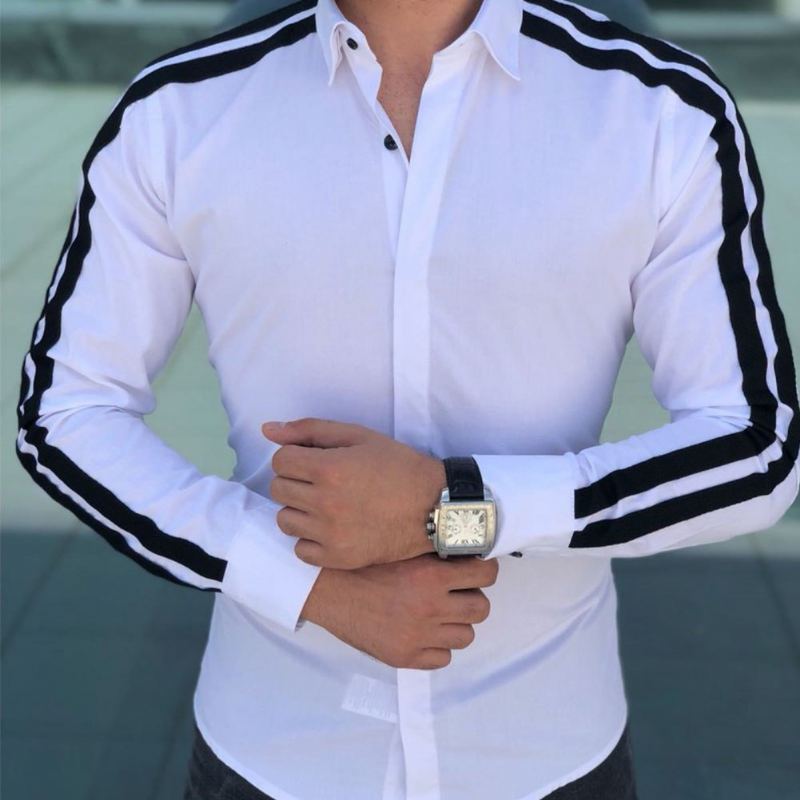 Fashion Luxury Side Stripe Shirt