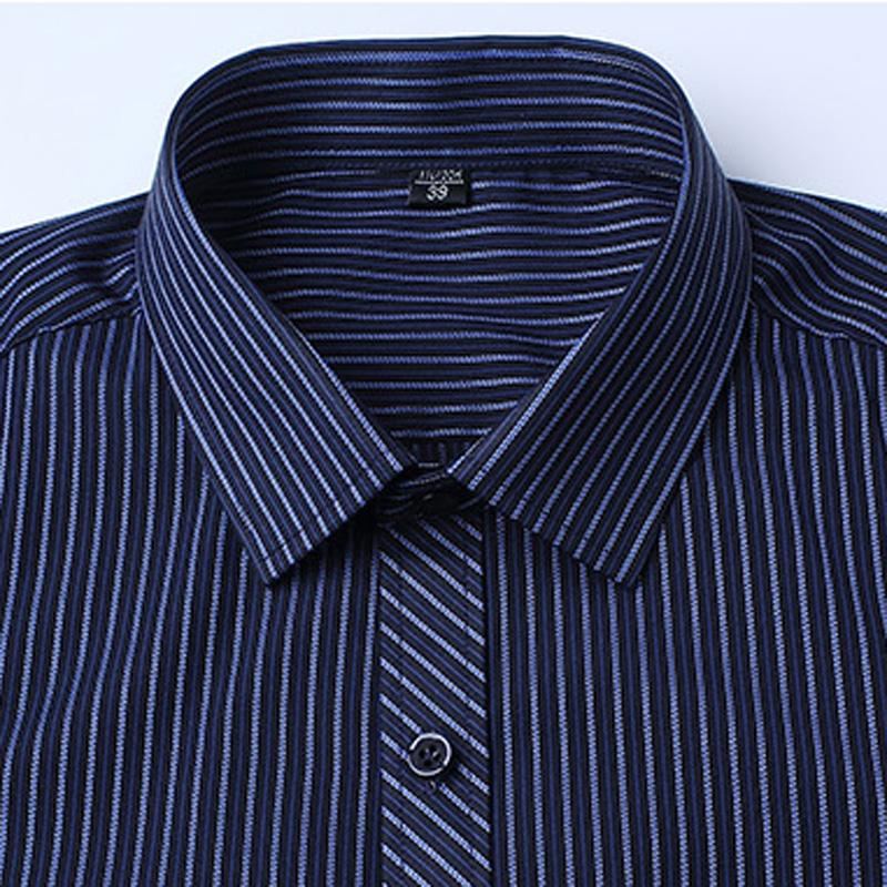 Mode Tight Fitted Turn Down Dress Shirt