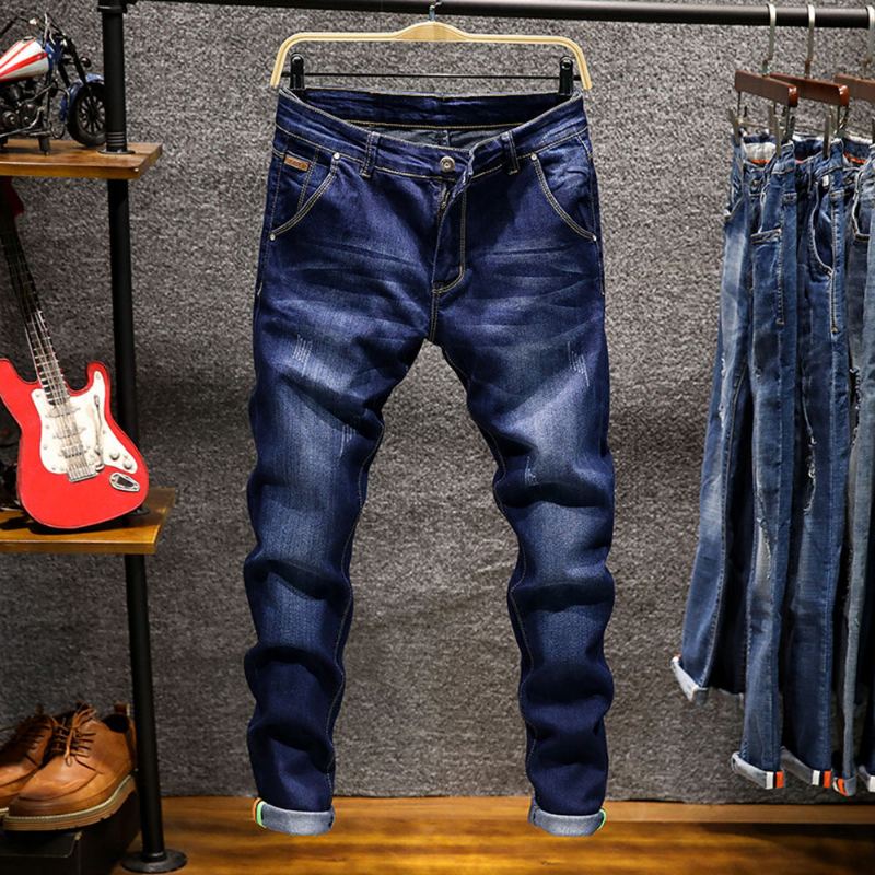 Casual Denim Wash Jeans