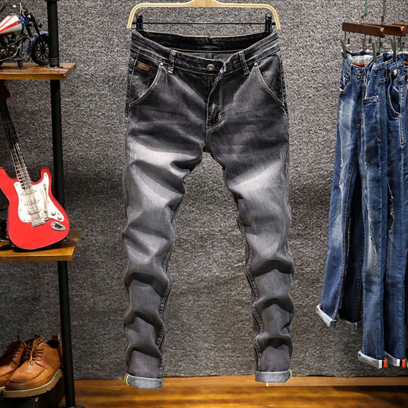 Casual Denim Wash Jeans