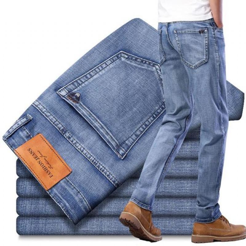 Casual Jeans I Lätt Stretchig Bomull