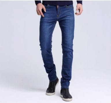 Casual Jeans Med Hög Elasticitet