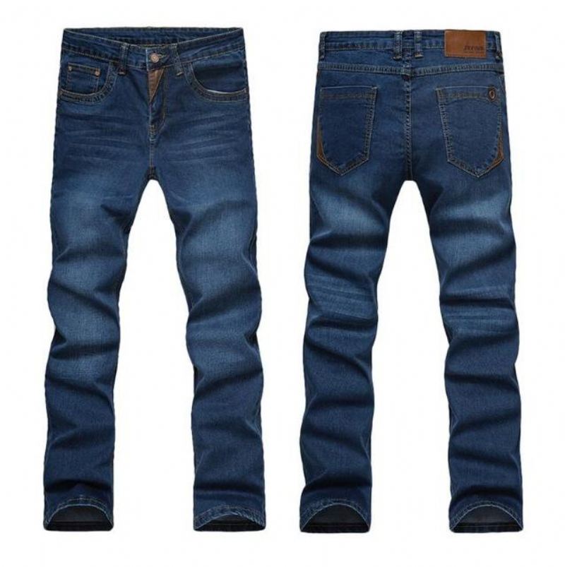 Casual Jeans Med Hög Elasticitet