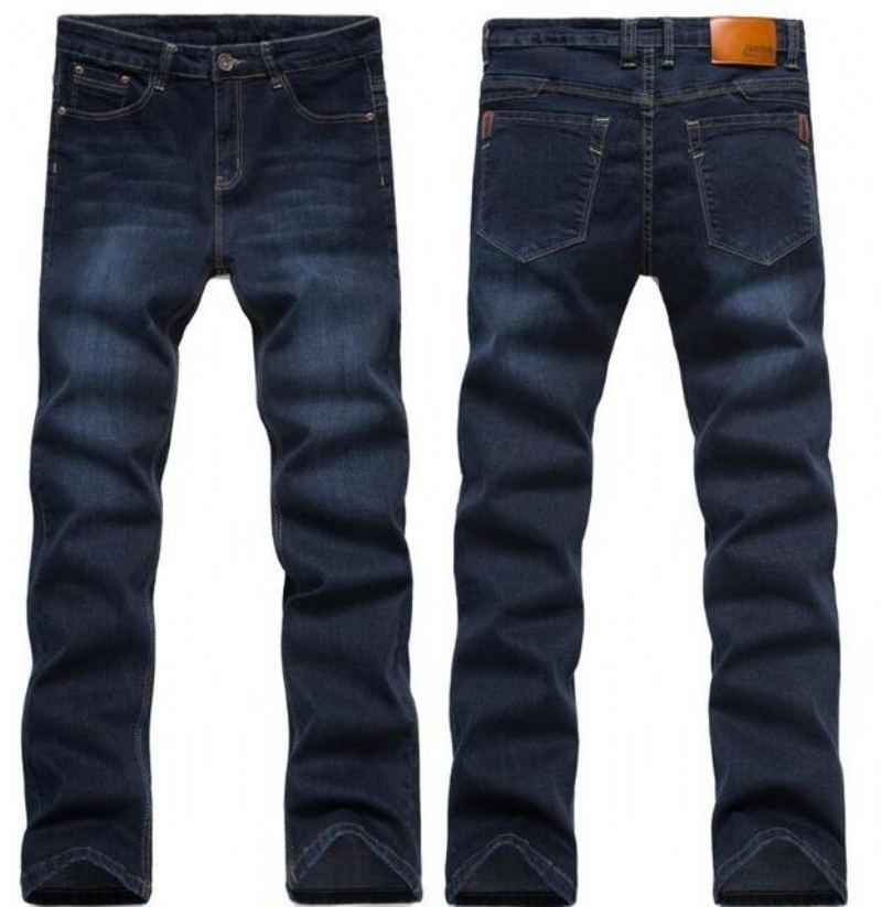 Casual Jeans Med Hög Elasticitet