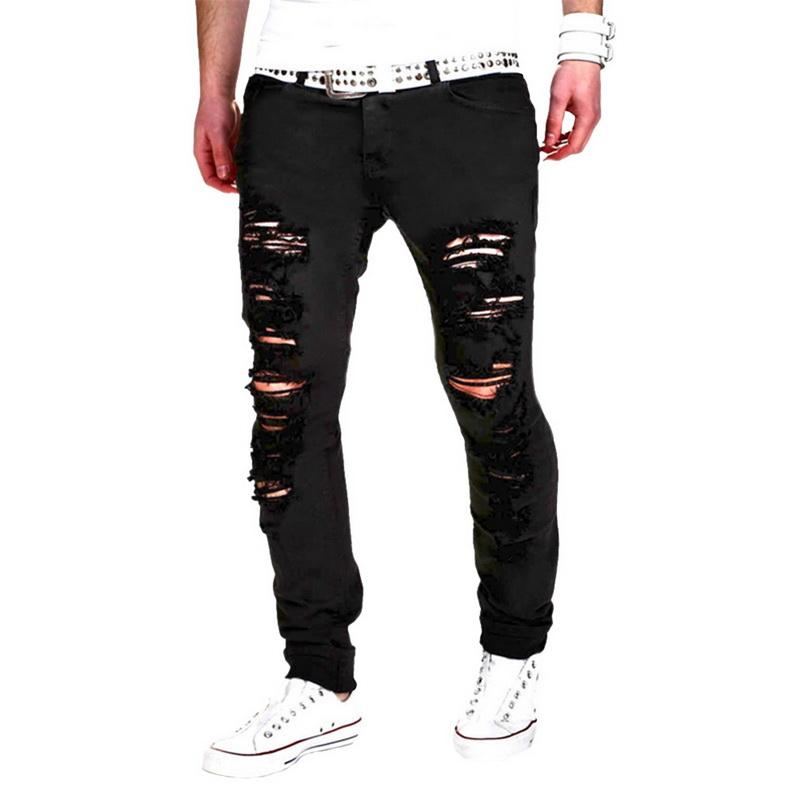 Designer Ripped Slim Jeans