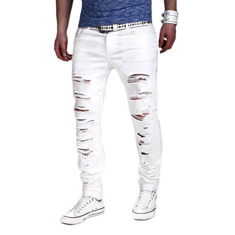 Designer Ripped Slim Jeans