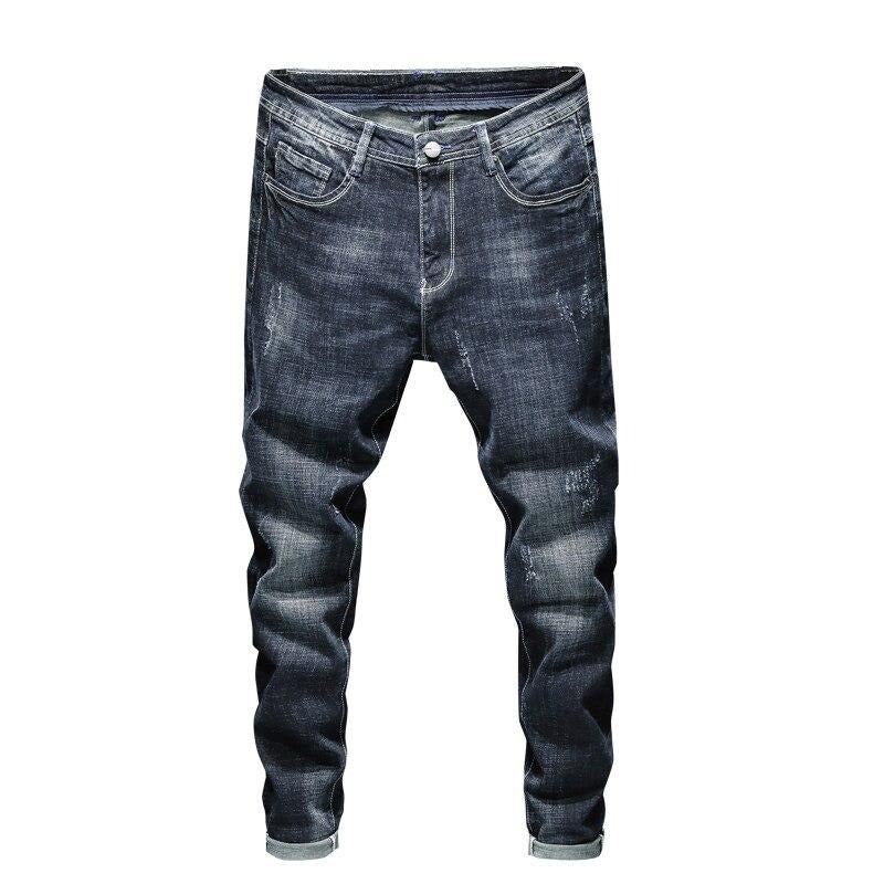 Designer Slim Fit Elastiska Höstjeans