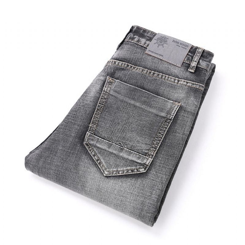 Klassiska Retro Nostalgi Straight Denim Jeans