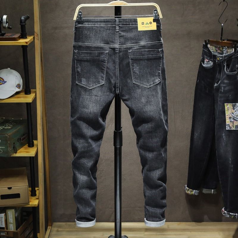 Märkt Dark Street Style Jeans