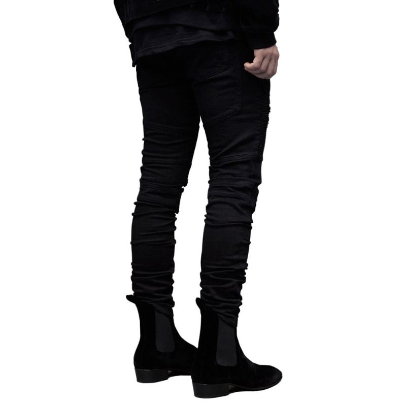 Rippade Biker Jeans