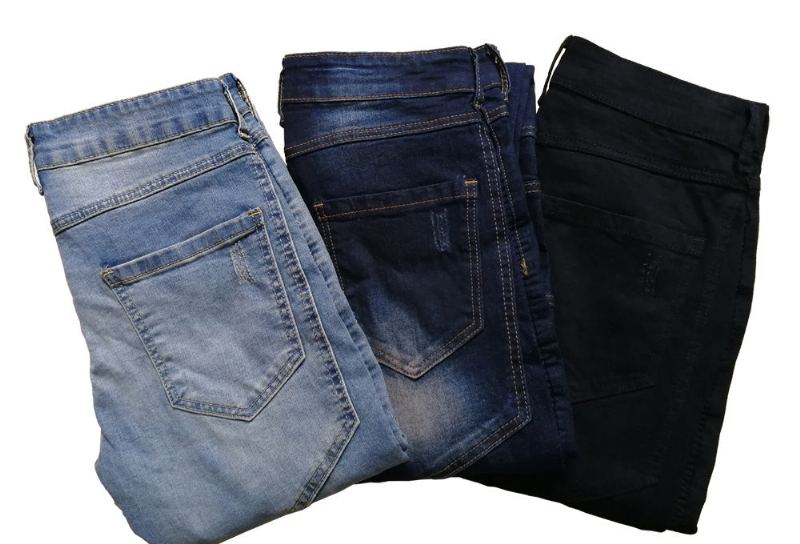 Rippade Biker Jeans