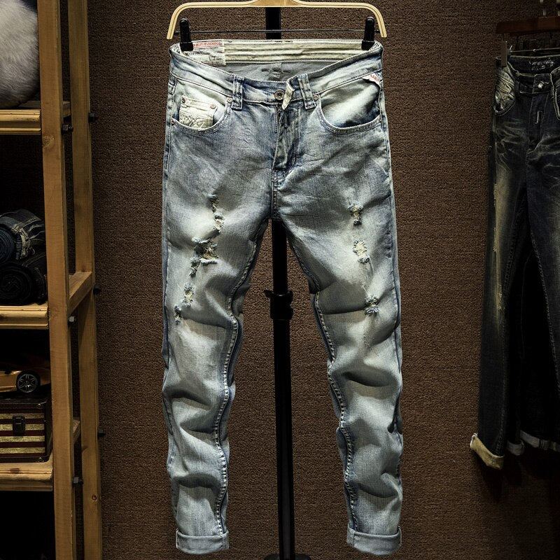 Rippade Distressed Streetwear-jeans