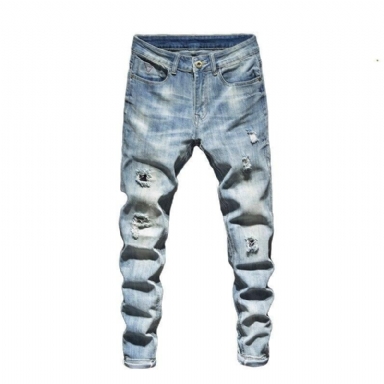 Rippade Retro Streetwear-jeans