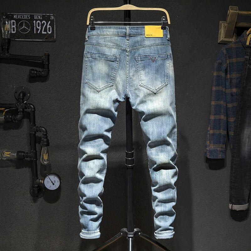 Rippade Retro Streetwear-jeans