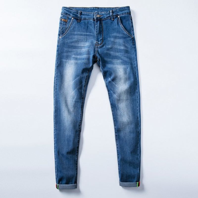 Skinny Stretch Färgade Jeans