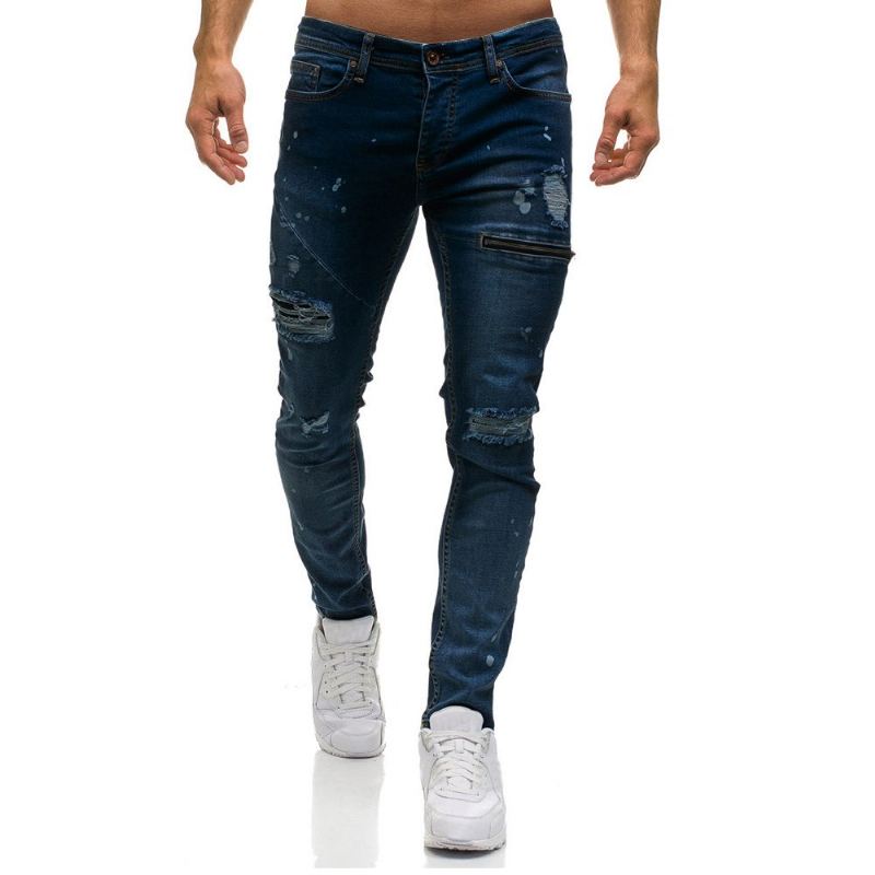 Snygga Hål Skinny Jeans