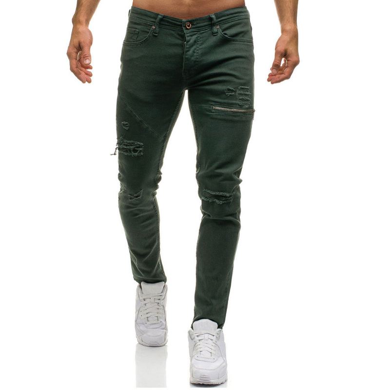 Snygga Hål Skinny Jeans