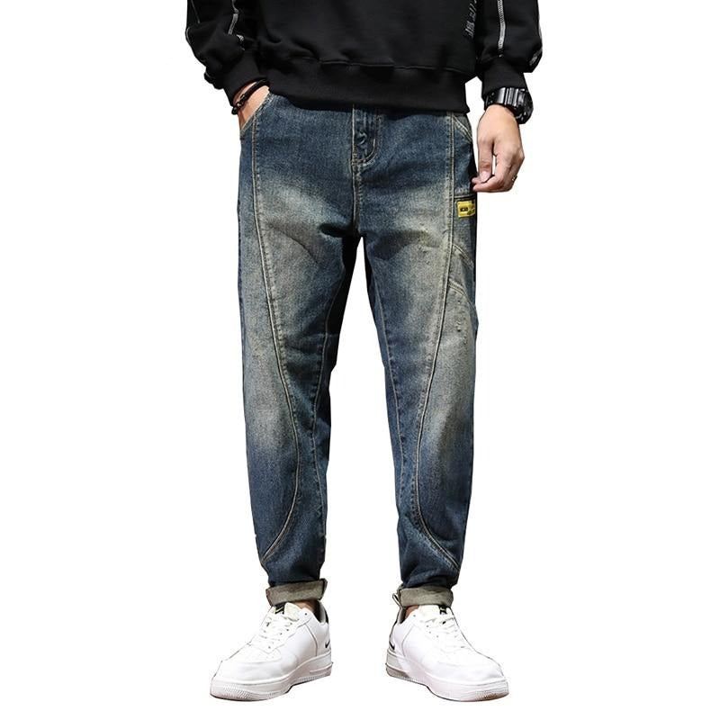 Streetwear Casual Jeans Med Lös Passform