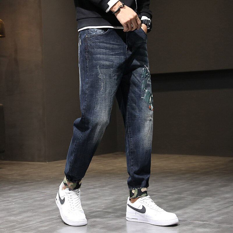 Streetwear Stretch Baggy Jeans