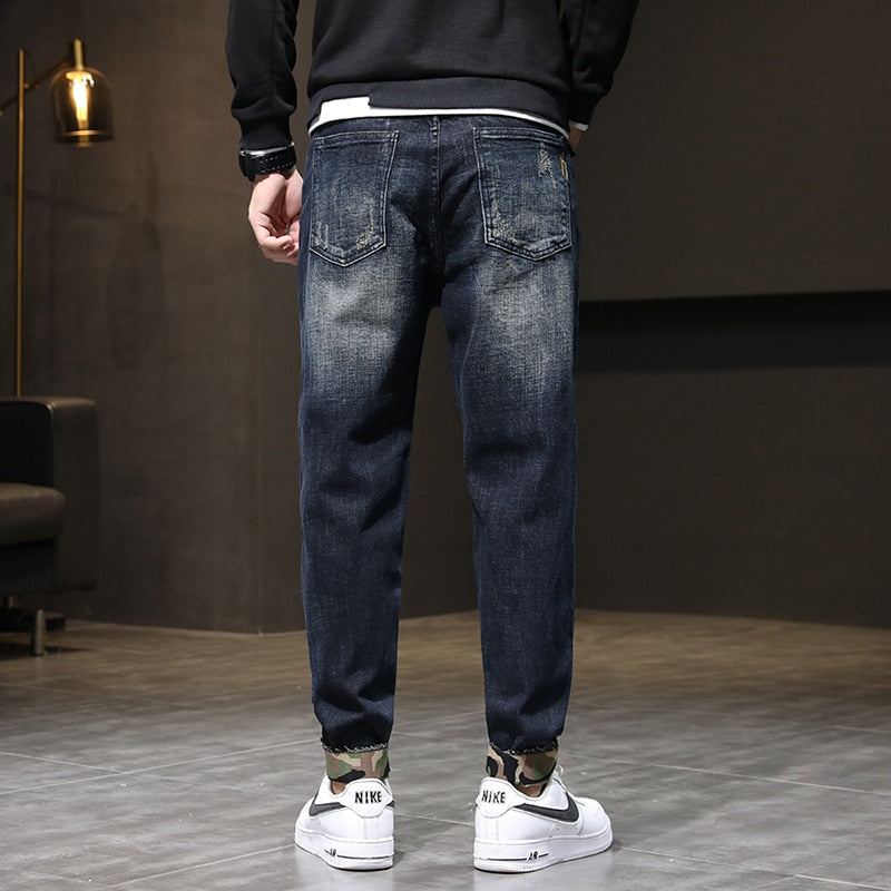 Streetwear Stretch Baggy Jeans