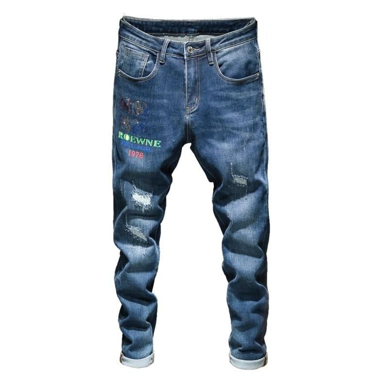 Thermoprint Desinger Jeans Med Paljetter