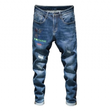 Thermoprint Desinger Jeans Med Paljetter