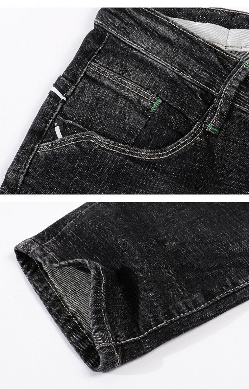 Tjocka Hög Elastiska Pennor Jeans