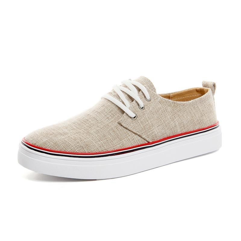 Canvas Linne Flats Casual Skor