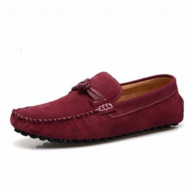 Minimalistiska Soft Knot Loafer Flat Shoes