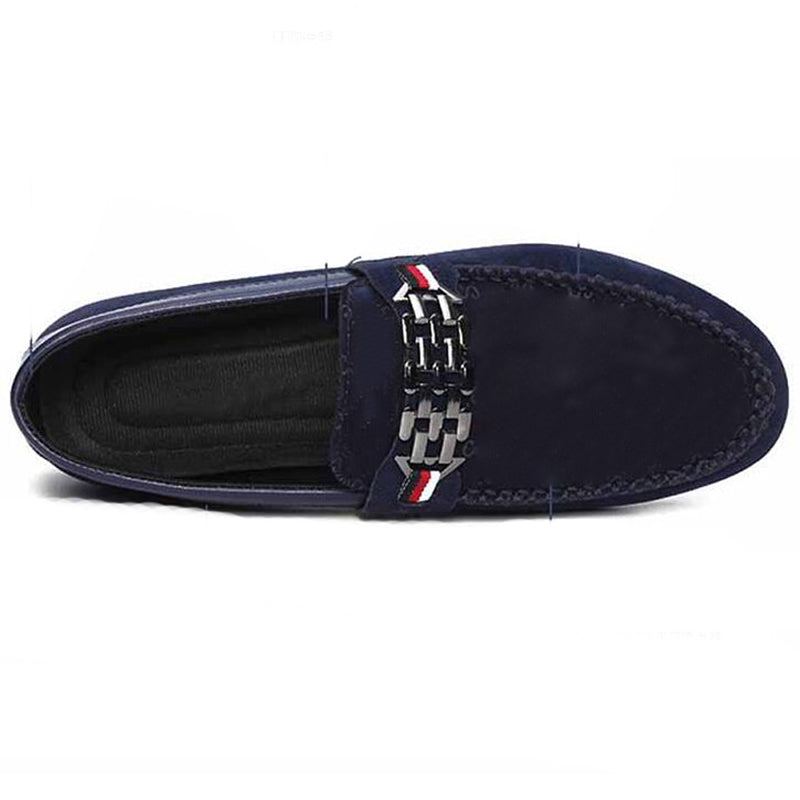 Trendiga Läder Slip-on Loafers